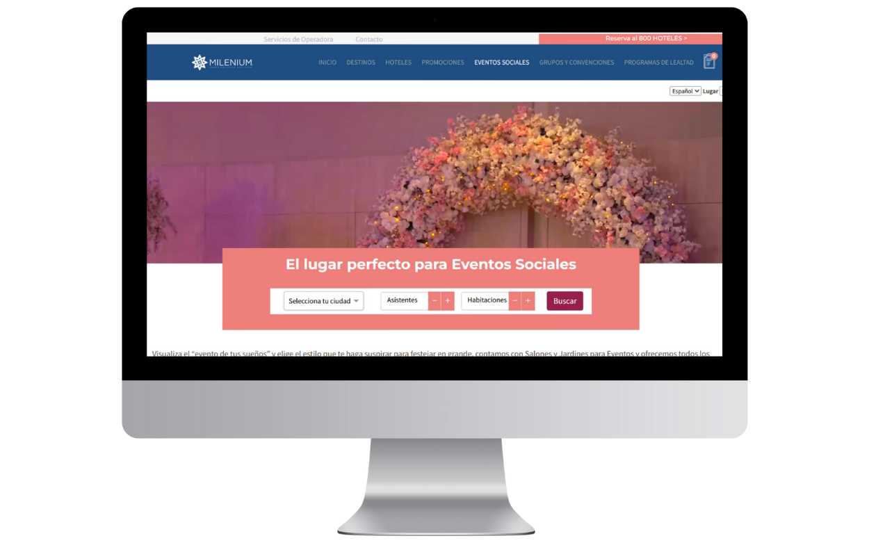 web hoteles milenium